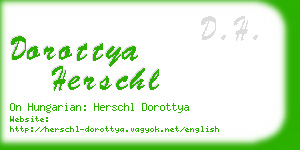 dorottya herschl business card